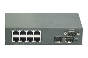 MetroBlazer MB1210S+ managed gigabit switch, 8 x 1G RJ45 ports, 2 x 1G SFP slots 